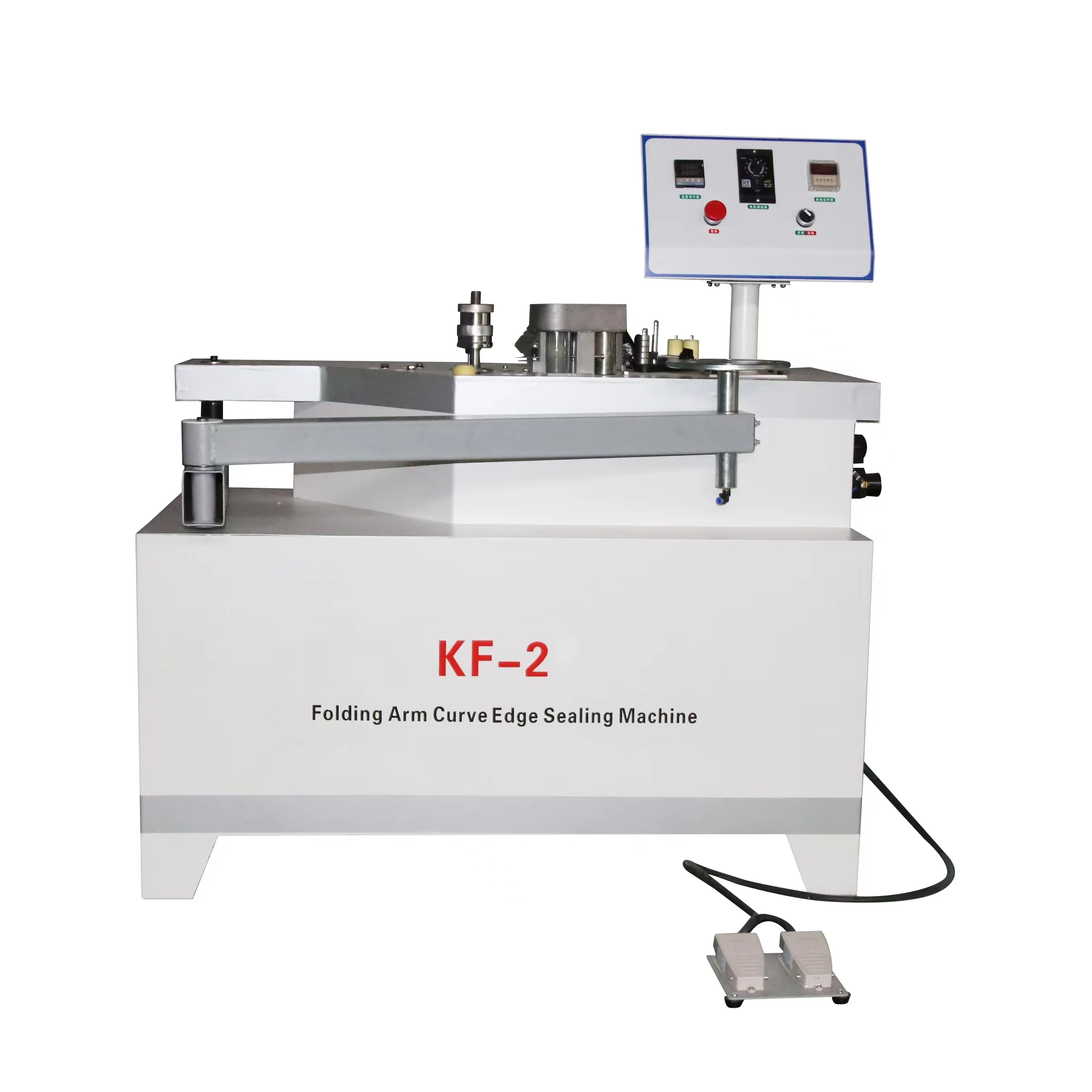 W-3 Trimming Edging Linear Folding Arm Edge Banding Machine for Carpentry Wood With C、orner Trimming Bevel Edge Banding Machine