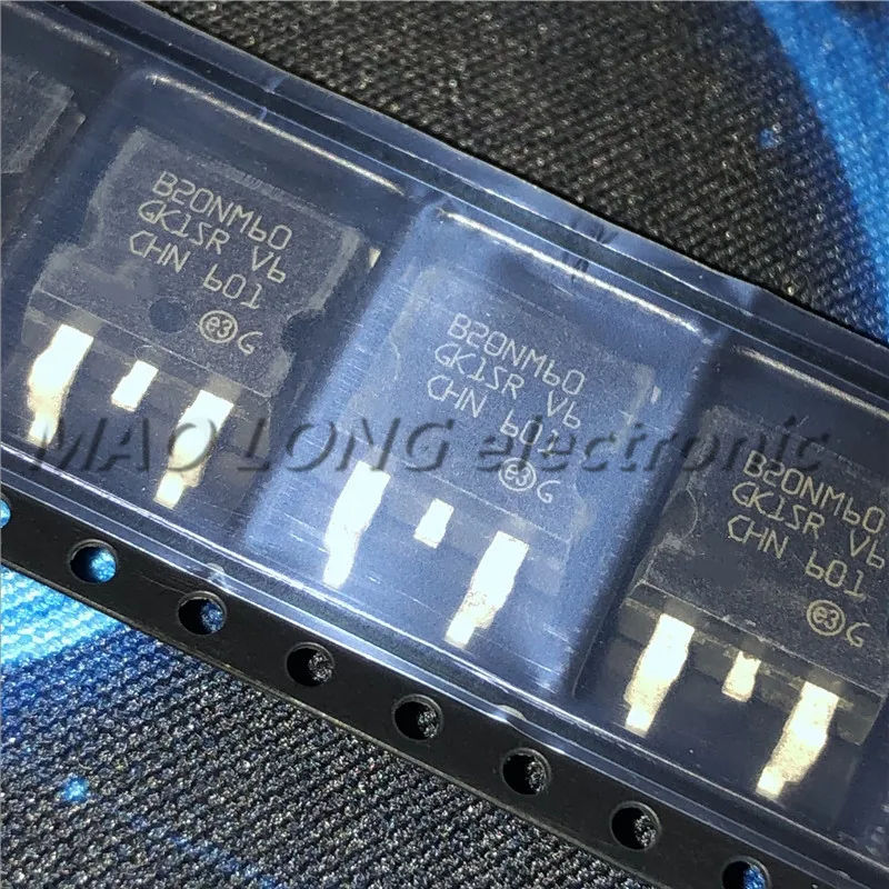 5PCS/LOT B20NM60 STB20NM60 TO-263 20A/600V N-Channel MOSFET Brand new original