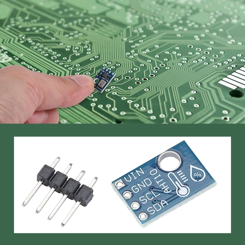 10PCS AHT10 High Precision Digital Temperature And Humidity Sensor Measurement Module I2C Communication Replace SHT20