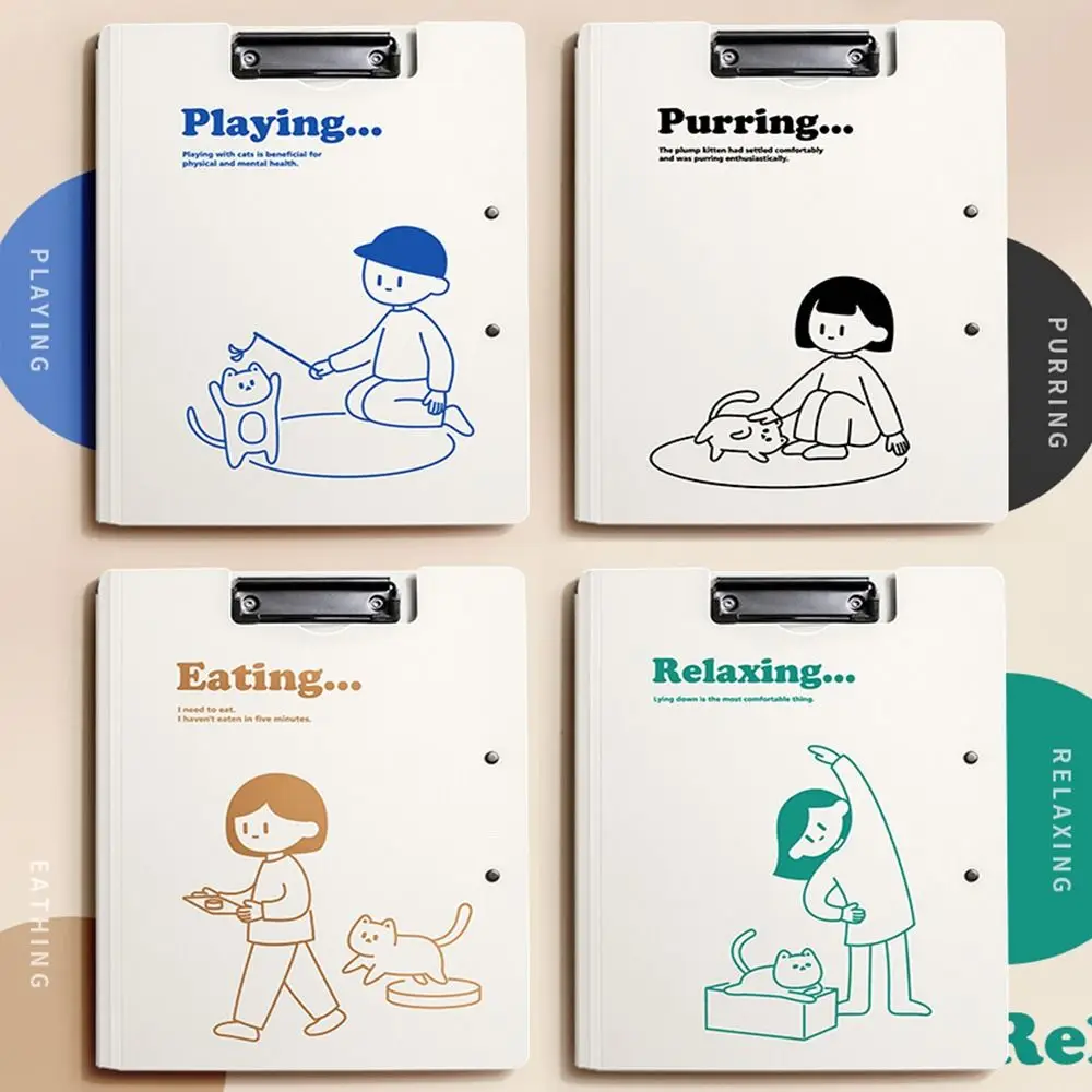 Portable Writing Pad A4 Board Clip Folder Memo Clip Waterproof File Clipboard Large Capacity A4 File Organizer Business