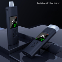 Breath Alcohol Tester Handheld Breathalyzer Alcohol Test Tools Digital Car Car Alcohol Tester Vehicle High Precision Portable