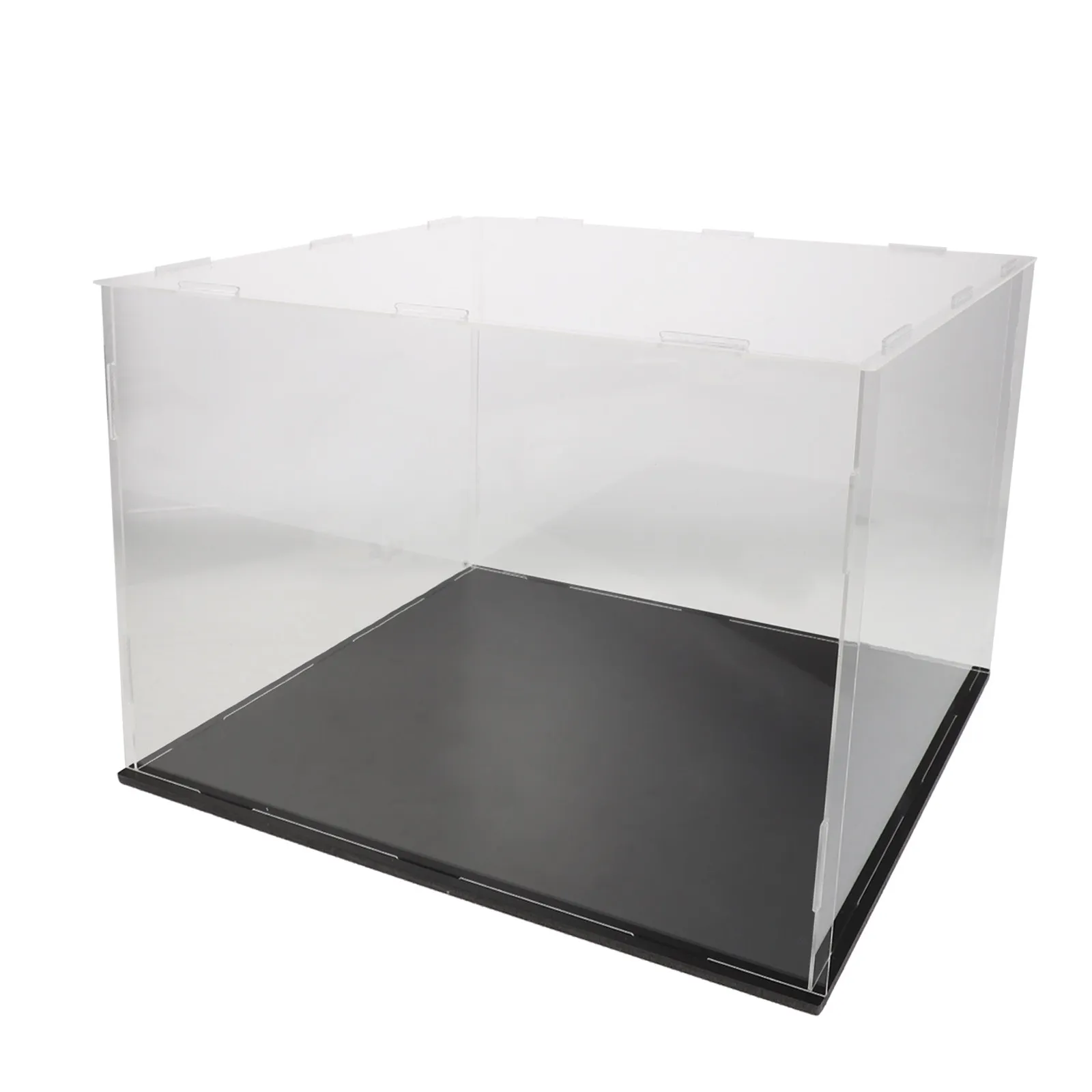 Baseball Cap Dustproof Display Case Acrylic Signed Hat Showcase Clear Snapback Cap Holder Storage Box 7.87x11.81x9.84 in
