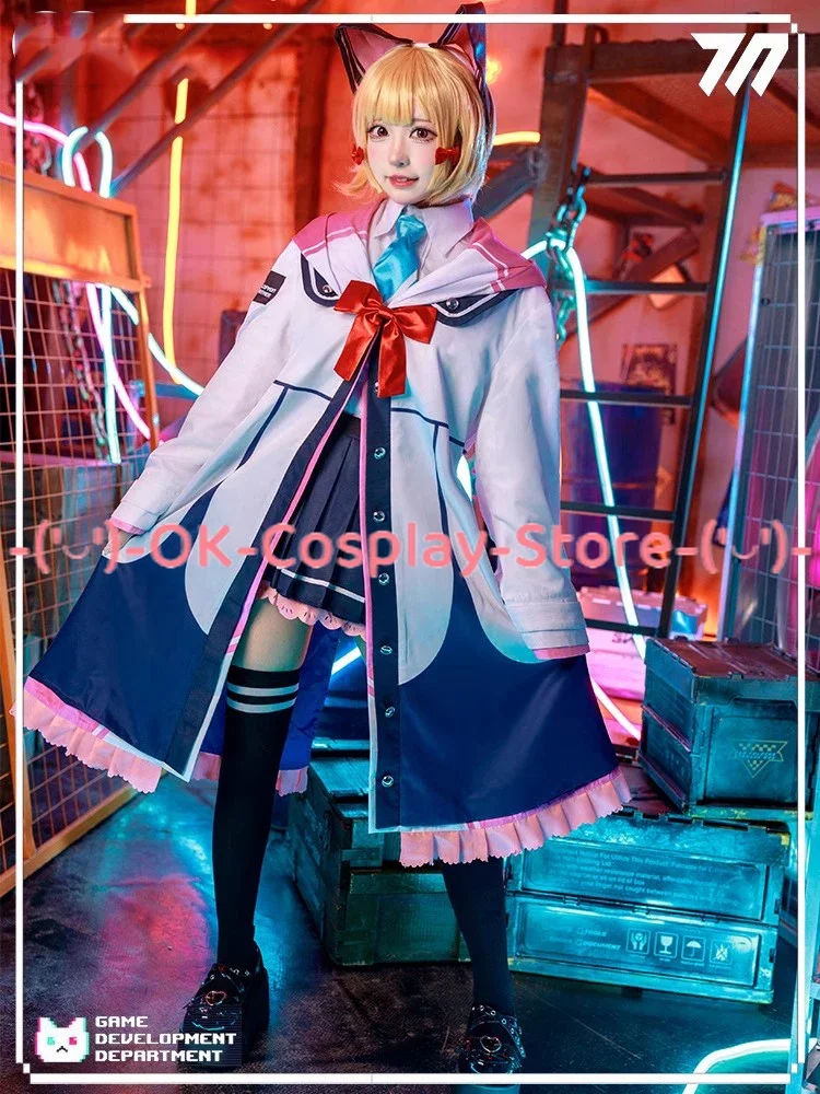 Saiba Midori Momoi Cosplay Costume Game Blue Archive Cosplay Dress Party Suit Halloween Uniforms Anime Clothing Custom Made