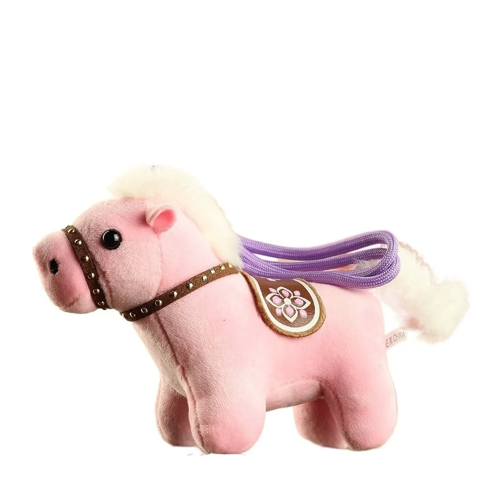 

Кукла Троша Пони Кулон Мягкий Китайский Стиль Китайский Новый Год Подарок Пушистый Рюкзак Подвеска Плюшевая Лошадь Брелок Украшение Дома