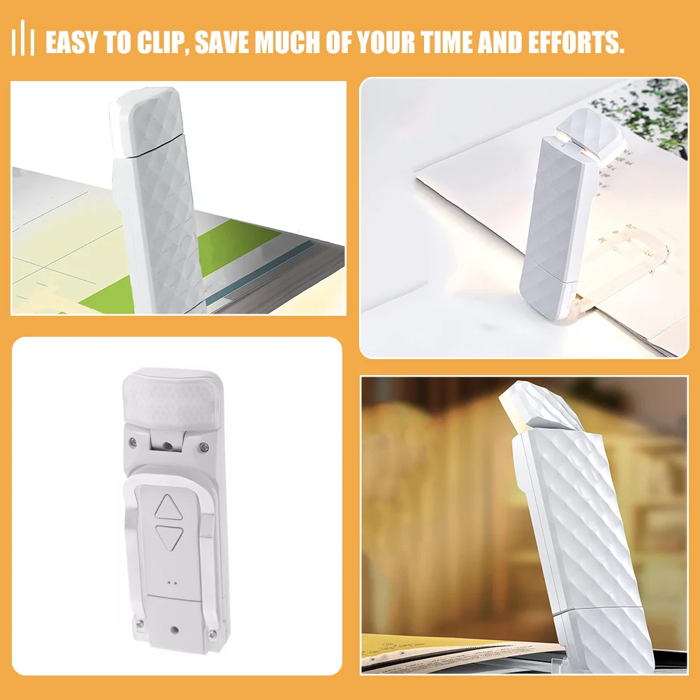 

1Set Reading Light Clip on LED Eye Care Book Lamp USB Rechargeable Bedside Flexible Book Light for Reading in Bed Study Office