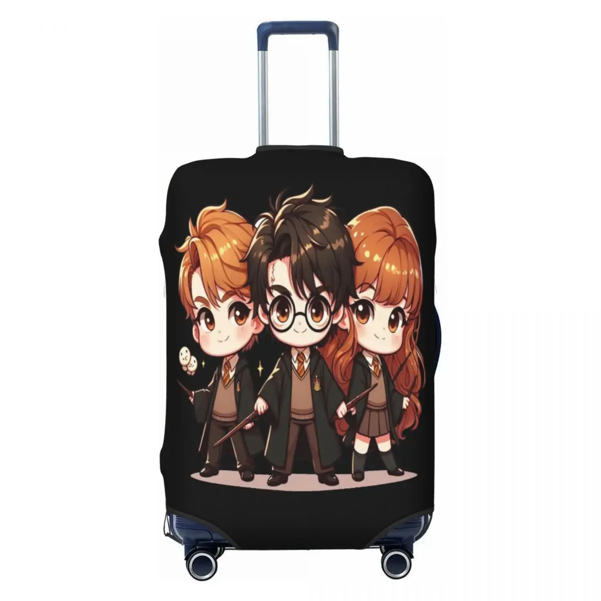 

Custom H-Harrys Movie Suitcase Cover Washable Travel Luggage Covers for 18-32 inch