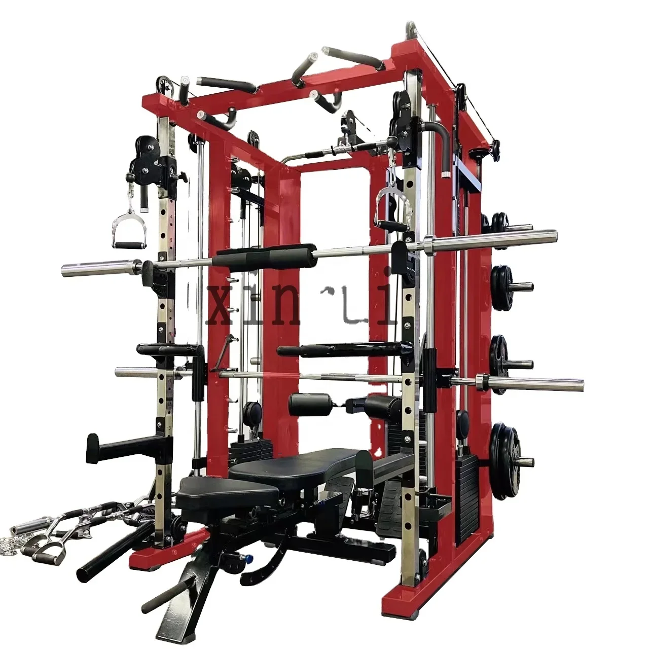 Multi Function Station Gym Fitness Equipment squat rack power cage SM003 Smith Machine