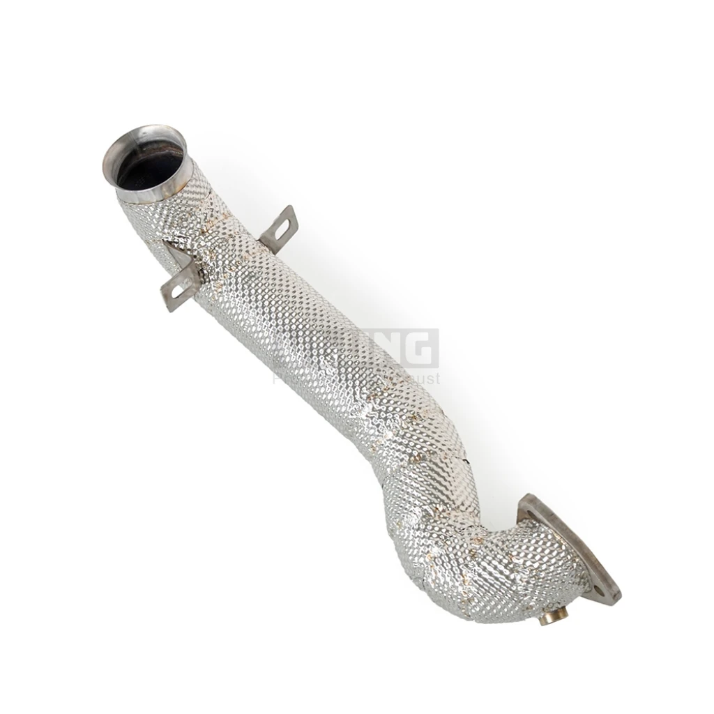 Stainless Steel Exhaust Downpipe with Heat Insulation for Peugeot RCZ & 308CC 1.6T 2009-2018 High Performance