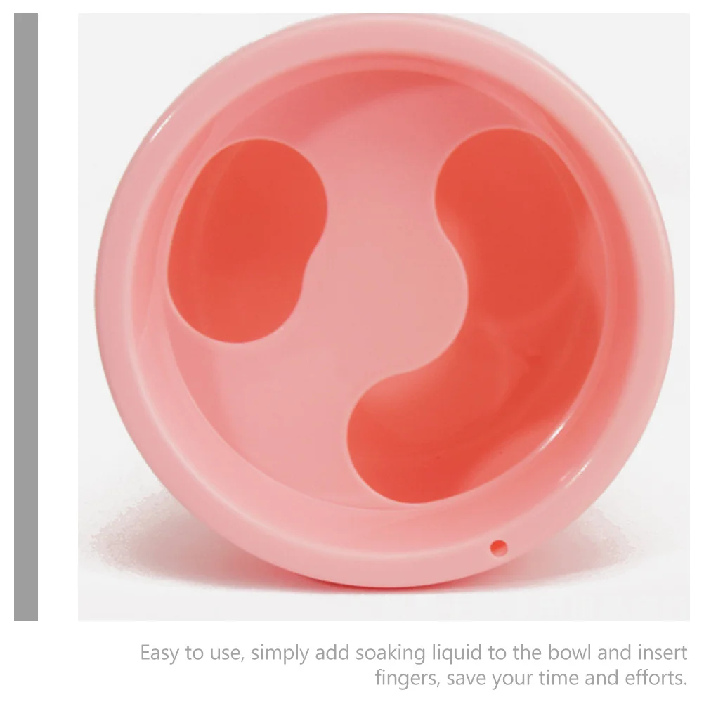 

3Pcs Manicure Soaking Bowl Sturdy Lightweight Nail Art Bowl for Gel Polish Remover Pedicure Travel Friendly Nail