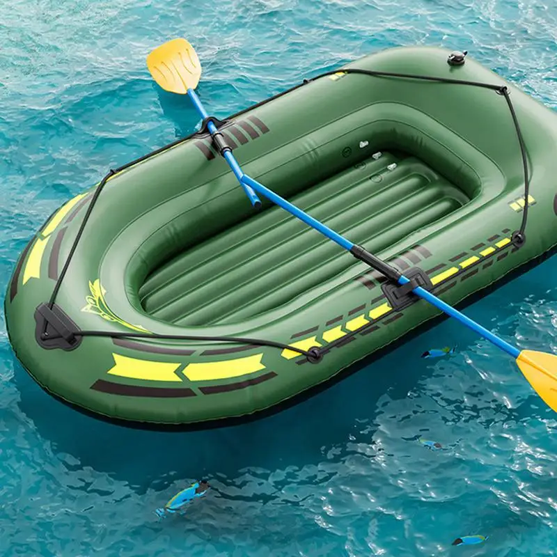 

Portable Fishing Boat Raft Inflatable Boat Iatable Boat Kayak Canoe Fishing Boat for Lake with Oars Pump For Adults Fishing