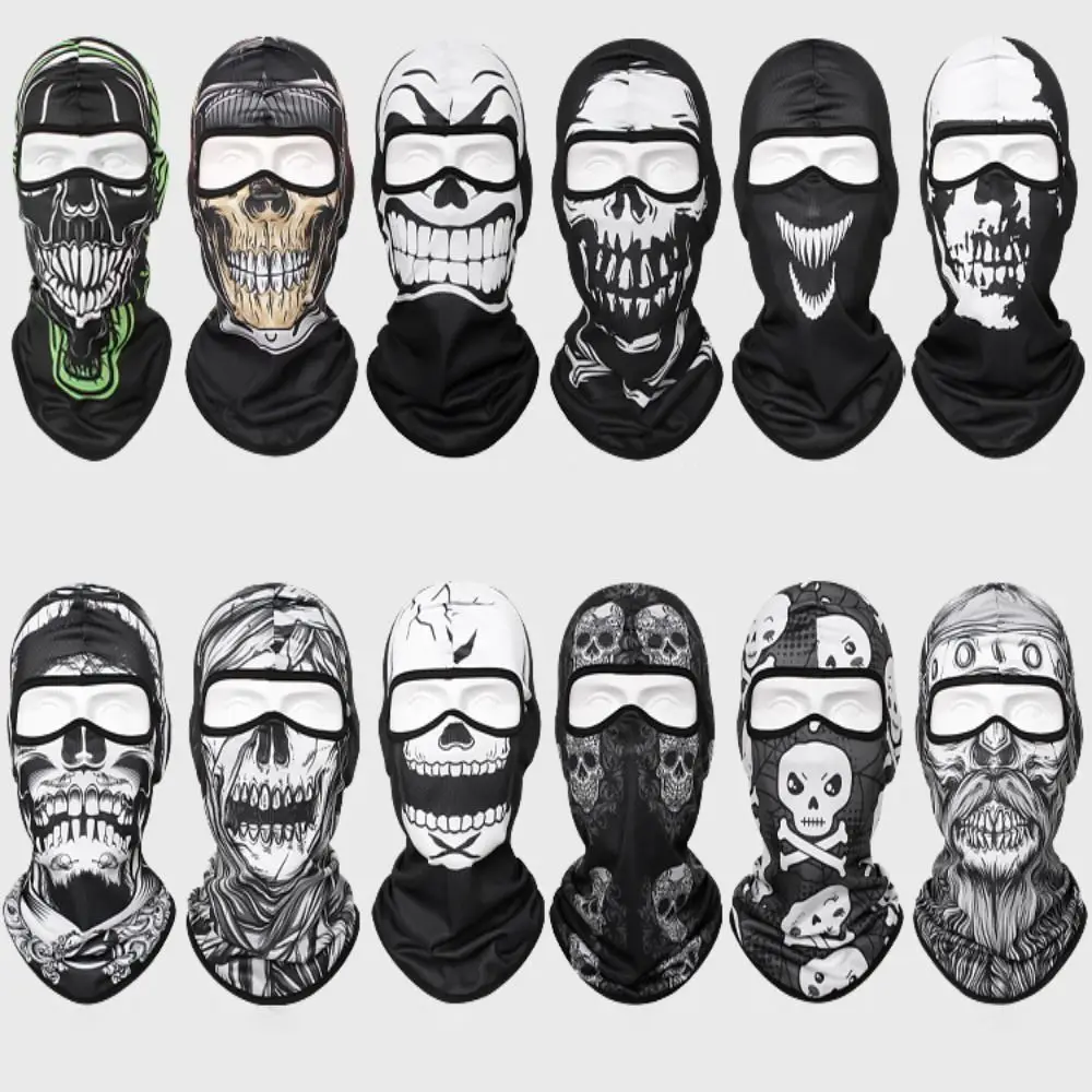 Balaclava Headgear Cap Multi-function Sunscreen Head Neck Warmer Balaclava Helmet Liner Headwear Moto Full Face Mask