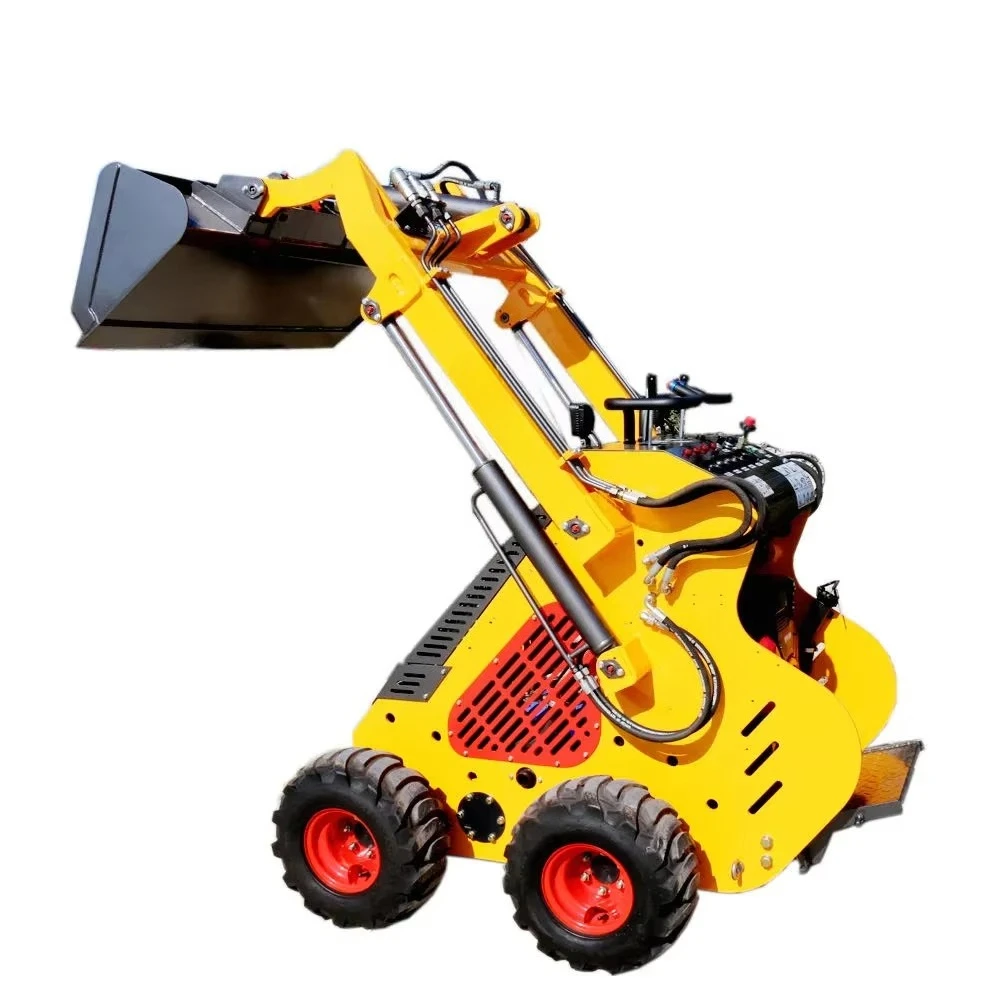 Compact Hydraulic Skid Steer Loader Mini Construction Loader Front End Loading Equipment Multi Purpose Material Handling Machine