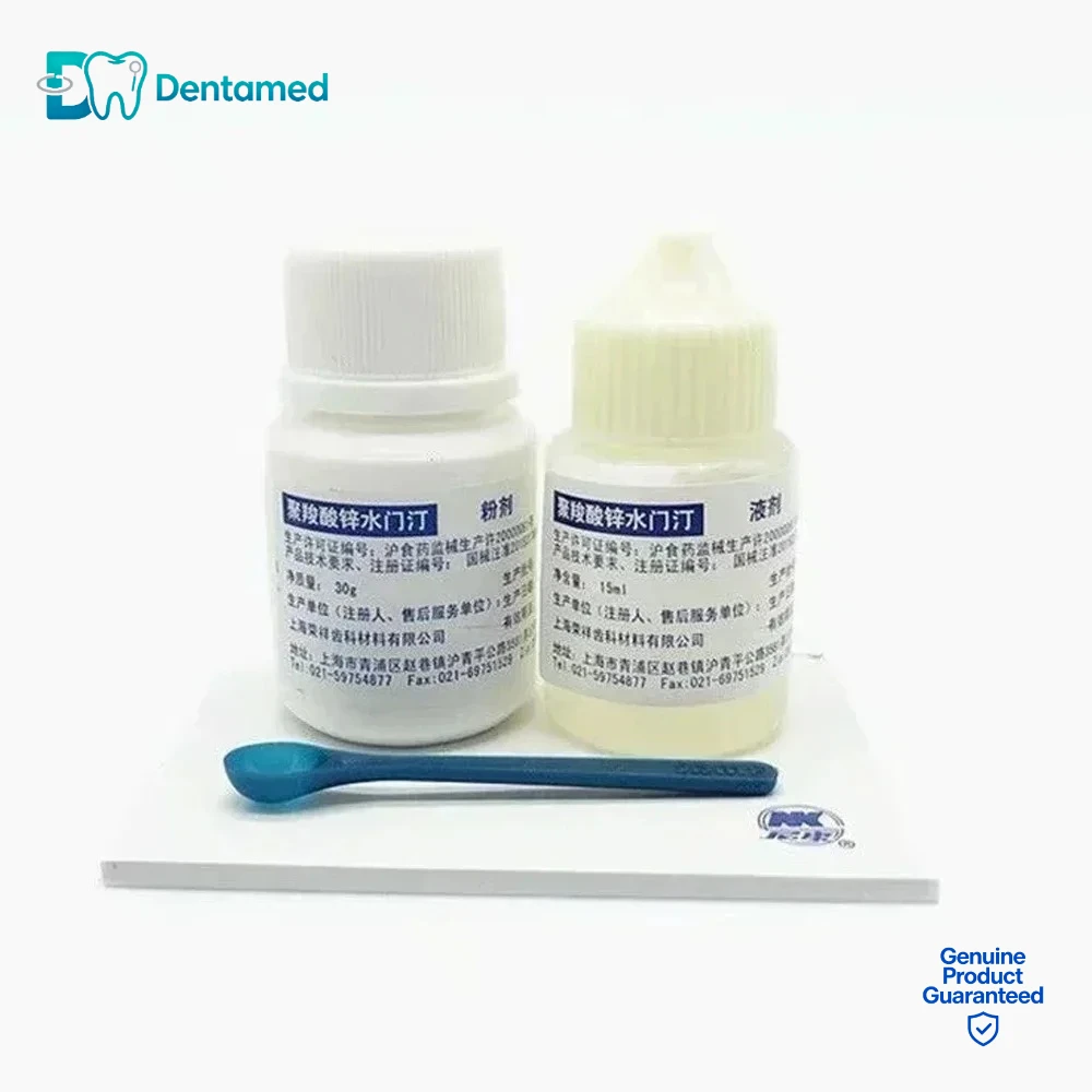 3.5g Extra Strong Gentle Dental Zinc Polycarboxylate Cement for Permanent Crown Bridge Denture Luting - Biocompatible Material