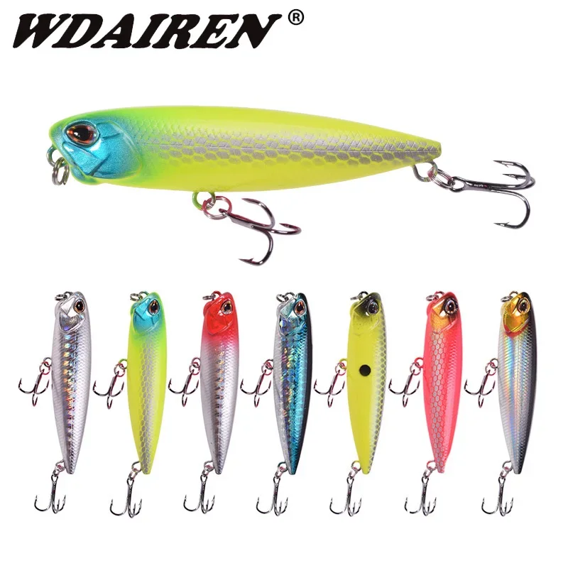 

1 Pc Topwater Pencil Surface Fishing Lure 6.5cm 5.5g Walk The Dog Wobblers Swimbait Plastic Artificial Bait Bass Pike Tackle