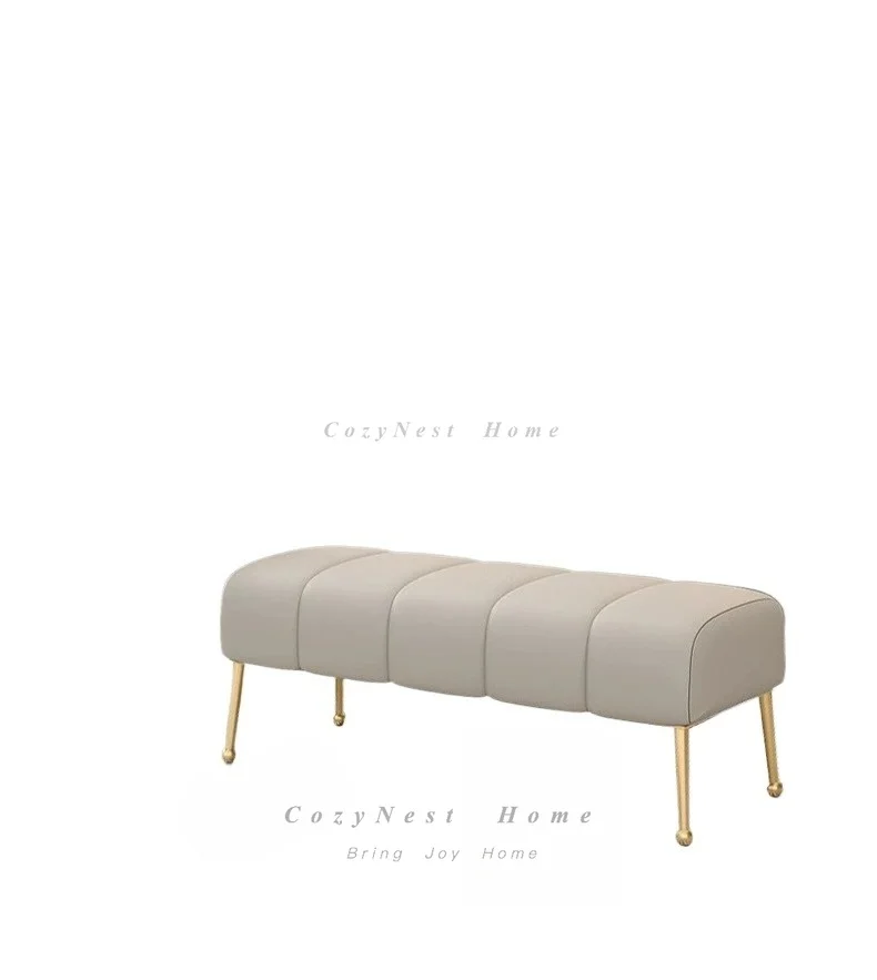 For home shoe stools, doorway stools for narrow bedrooms, benches at the foot of beds, walk-in closets, and long benches