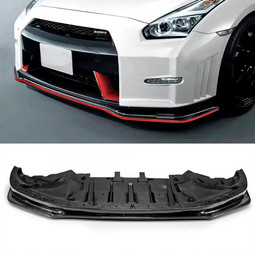 N Style Carbon Fiber Front Lip for Nissan GTR R35 2012-2016 Front Bumper Lip