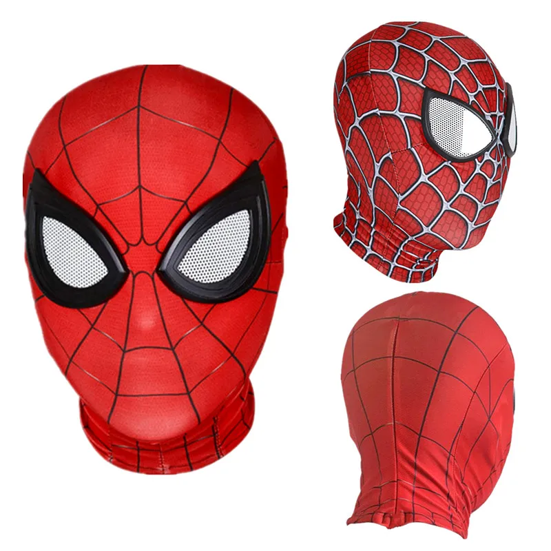 New Year Spider Costume Mask 3D Remy Peter Parker Mask Superhero Cosplay Costume Mask Halloween Adults&children Toy Props