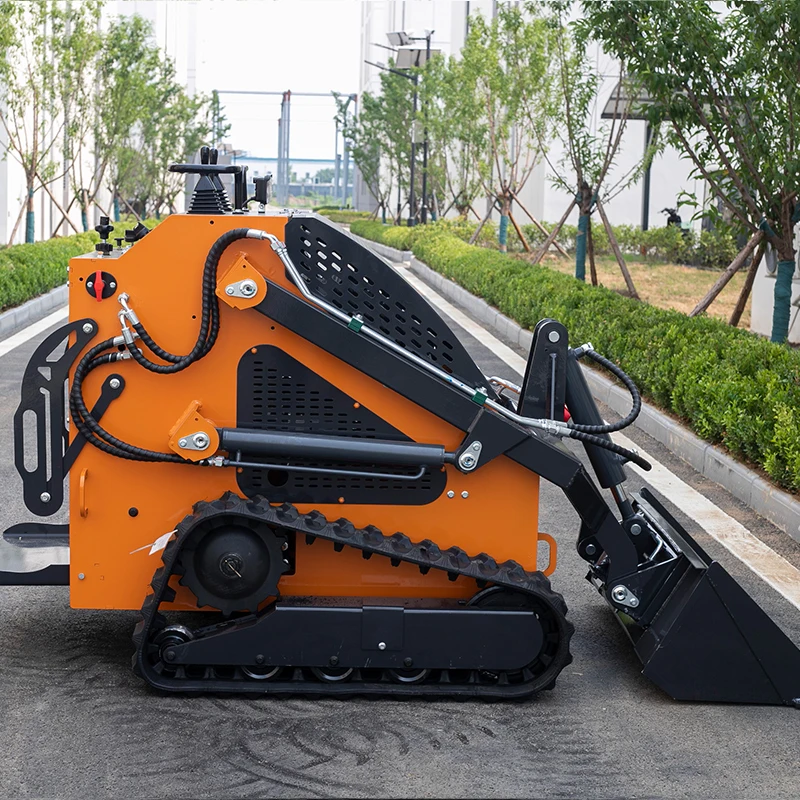 Mini Skid Steer Loader Hydraulic Line for Warehouse Yard Clearing Small Civil Engineering Site Compact Loading Machinery