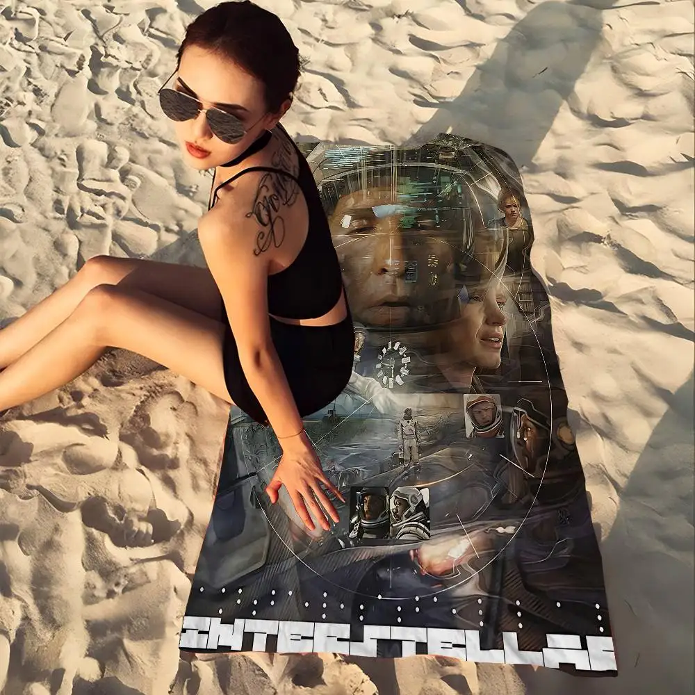 Classic Movie I-Interstellar Microfiber Beach Towel Absorbent Quick dry Soft Yoga Swimming Resort Mountain Climbing Towel