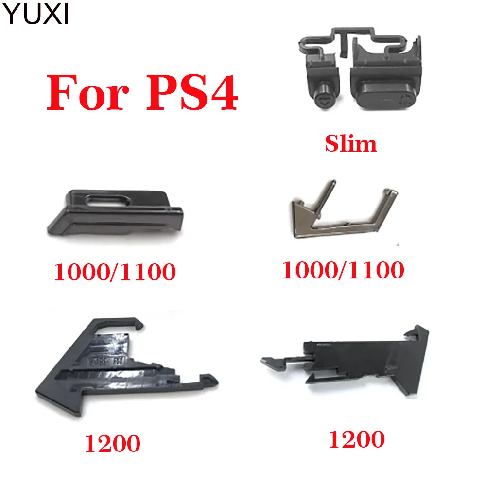 

YUXI 1PCS For PS4 Power ON OFF Button for PS4 1000/1100/1200/Slim DVD Disk Drive Eject Power Button Clip Console Replacement