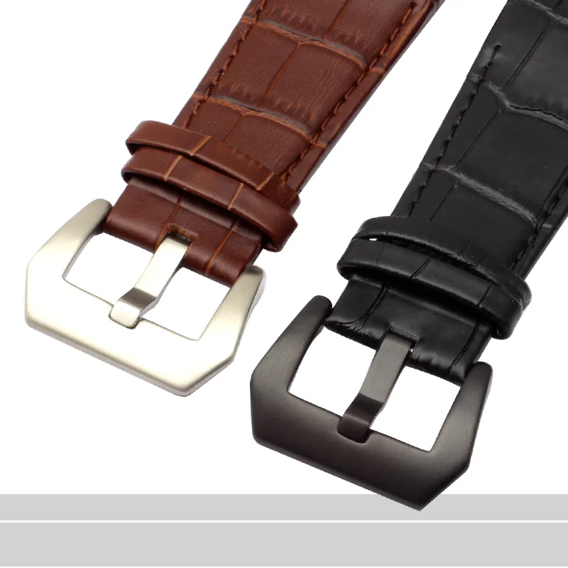 For Roger Dubuis EXCALIBUR Concave Black 26mm 42mm dial RDDBEX0405 Needle Buckle Men's Accessories Authentic Leather Watchband