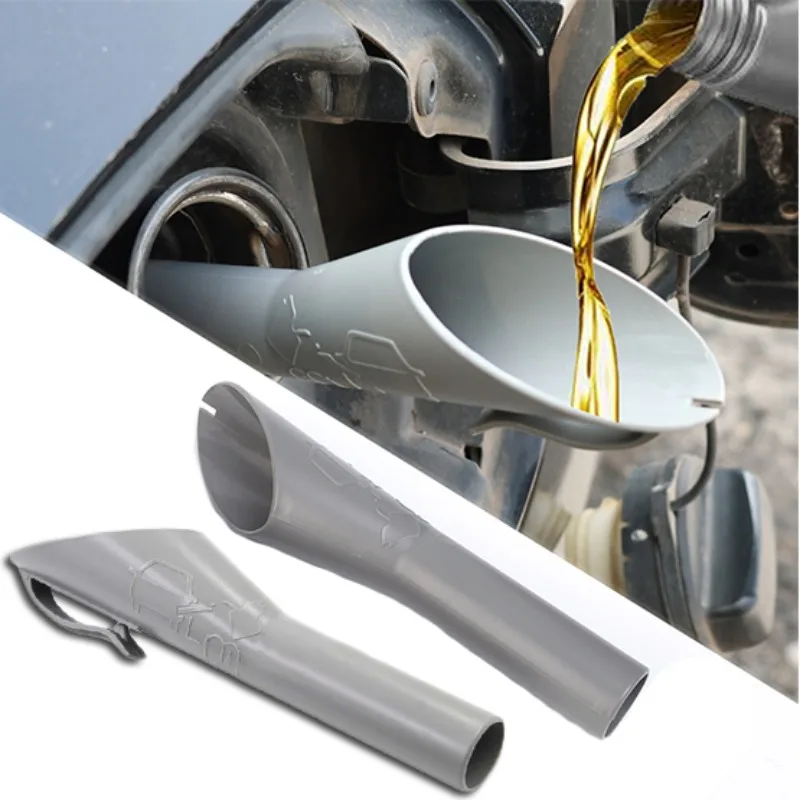 

Car Refueling Funnel Gasoline Oil Fuel Filling Tools Anti-splash Plastic Oil Funnel Motorcycle Refueling Tools Auto Accessories