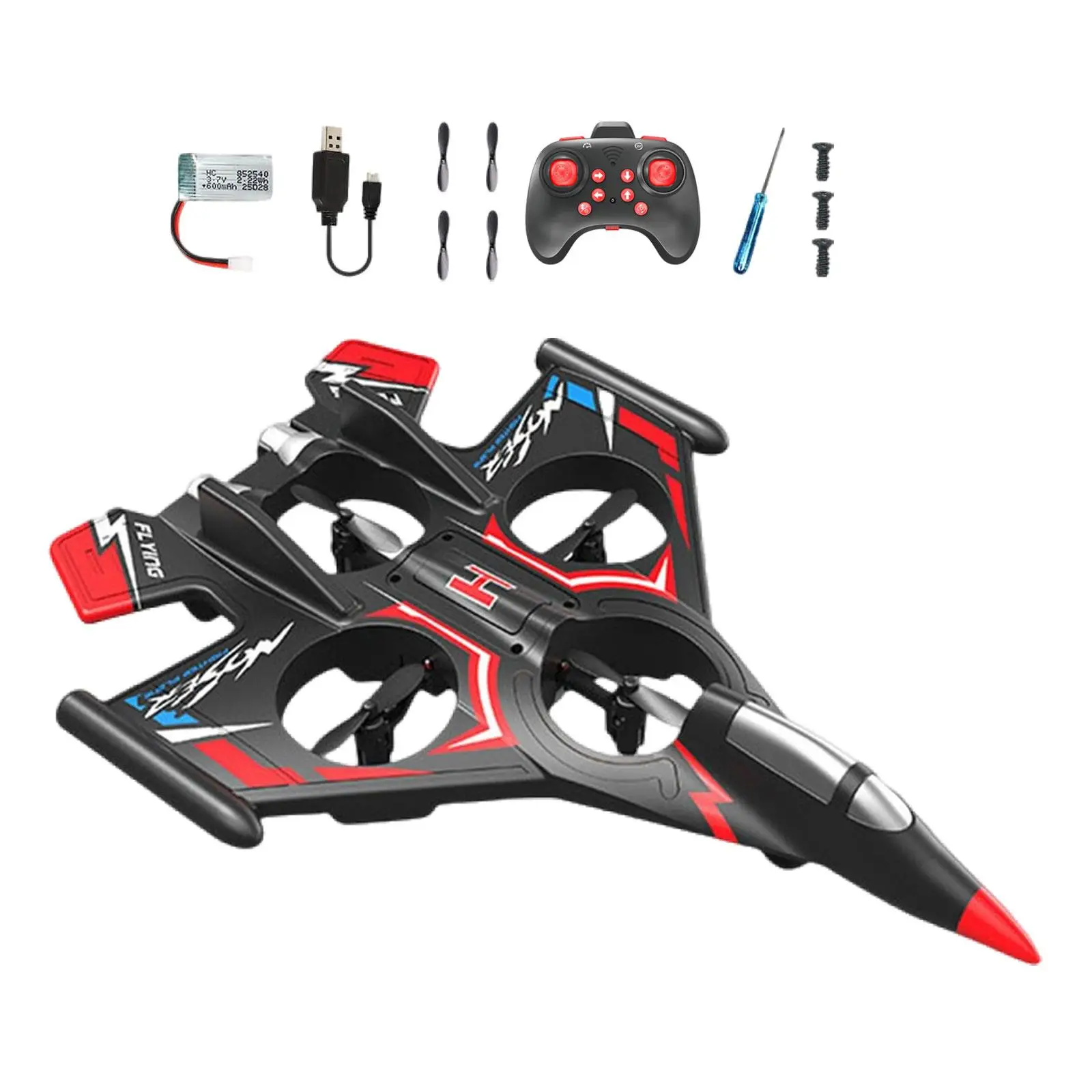 RC Plane Collision Resistant RC Glider Stunt Roll Outdoor Flying Toy
