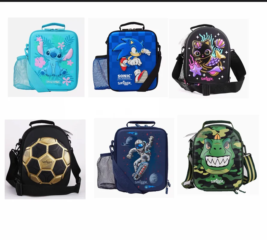 

Australia Smiggle Cartoon Stitch Lunch Bag For Primary And Secondary School Student Insulated Lunch Box Outdoor Leisure Gift Bag