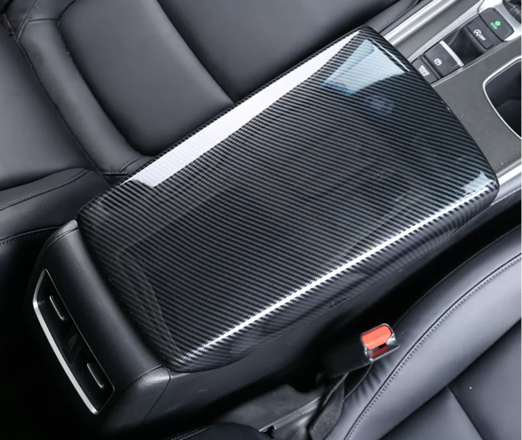 

Suitable for Honda Accord 2023 2024 armrest box cover ABS decoration Auto Parts carbon fibre Peach wood