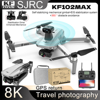 SJRC KF102MAX GPS Drone Drone 8K HD Camera 2-Axis Gimbal RC Helicopter RC Quadcopter Toy With 360° Laser Obstacle Avoidance