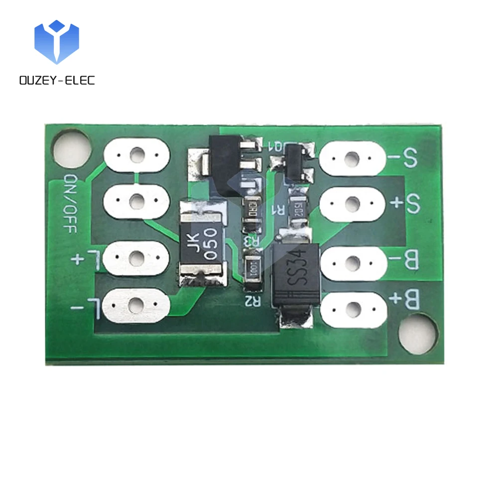 Saklar pengontrol tenaga surya otomatis, saklar kontrol cahaya baterai Li-ion modul kontrol pengisi daya panel surya papan sirkuit