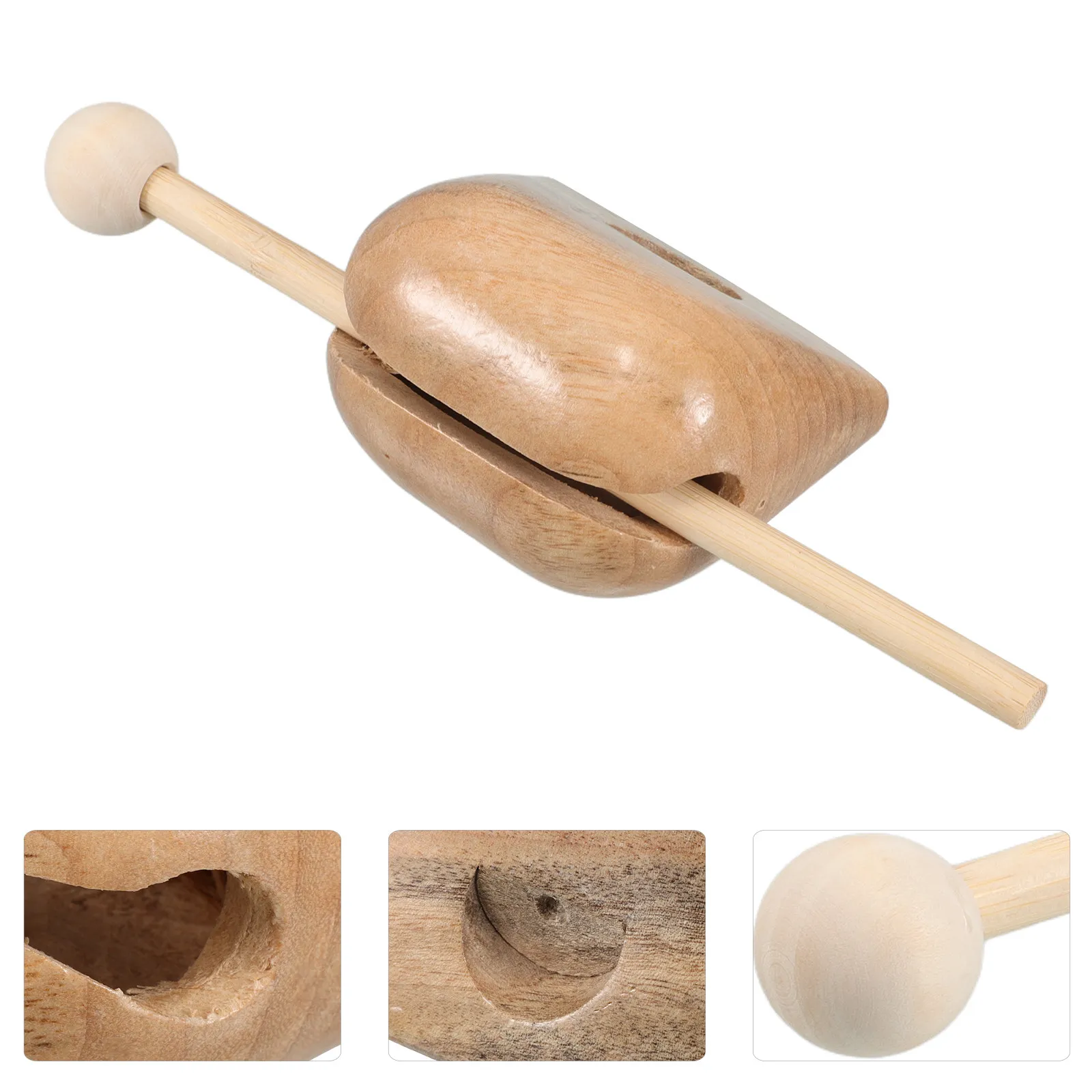 

Деревянный музыкальный инструмент-барабан для детей, набор для раннего развития Монтессори, перкуссионный инструмент для расслабления и развития координации рук и глаз