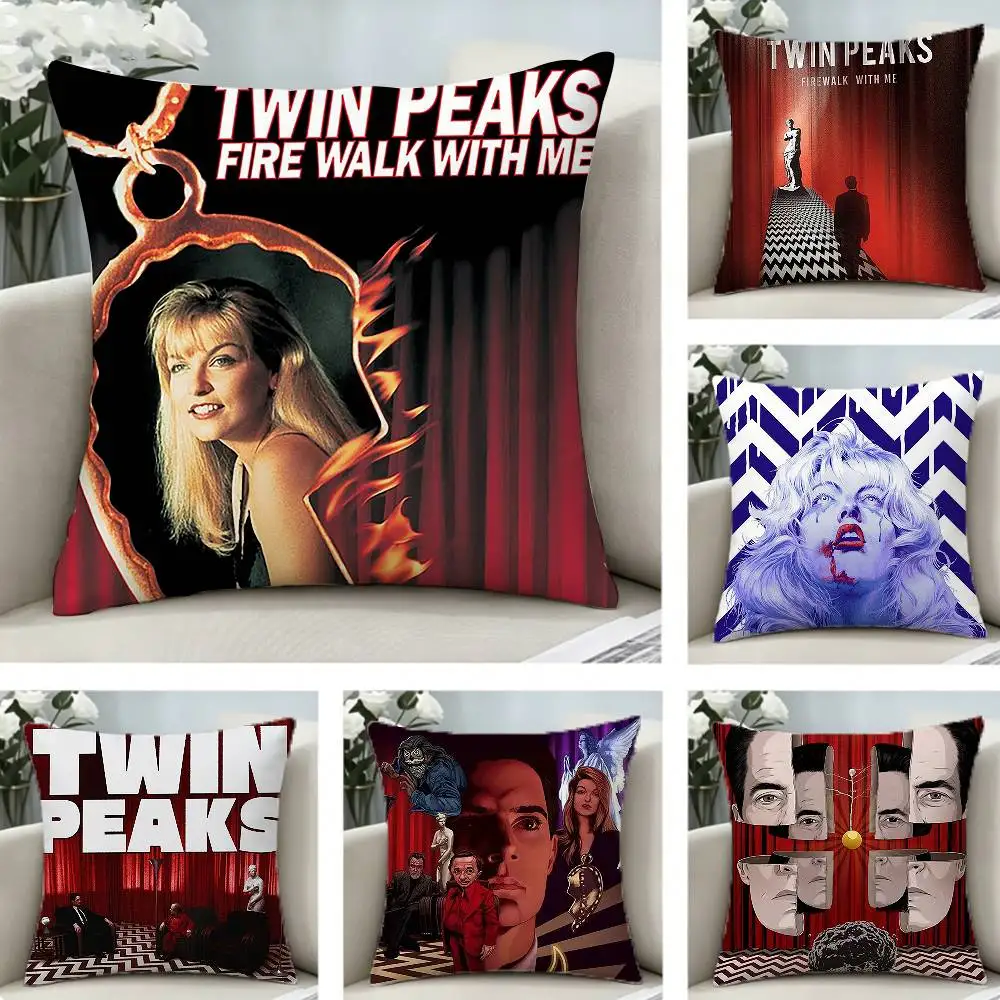 T-Twin Peaks Fire Walk with Me Pillow Case Pattern Printed Pillowcase For Living Room Sofa Cushion Cover
