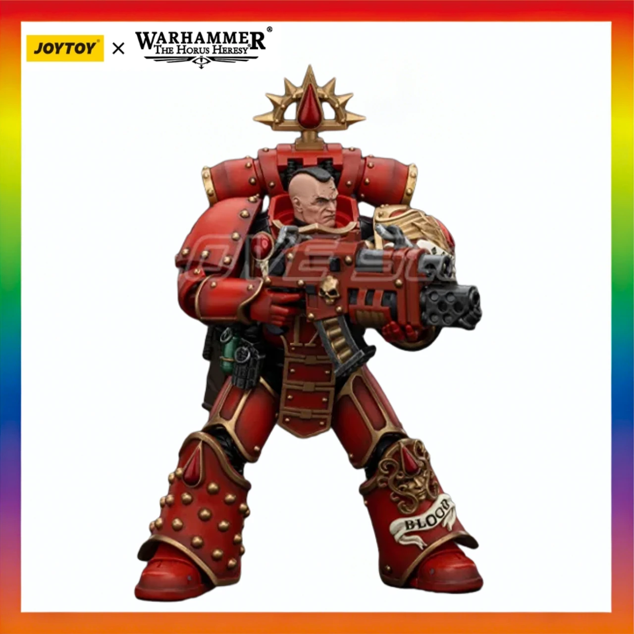

В наличии оригинальная экшн-фигурка JOYTOY Warhammer 40K Blood Angels RaldoronFirst Captain of The Blood Angels 1/18, модель, подарочные игрушки