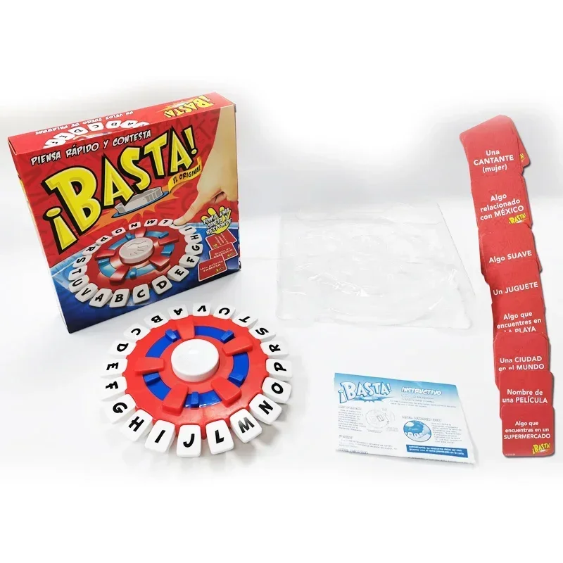 New Basta Spanish Tapple word game Basta fast-paced thinking word game exercises fast-paced thinking and vocabulary