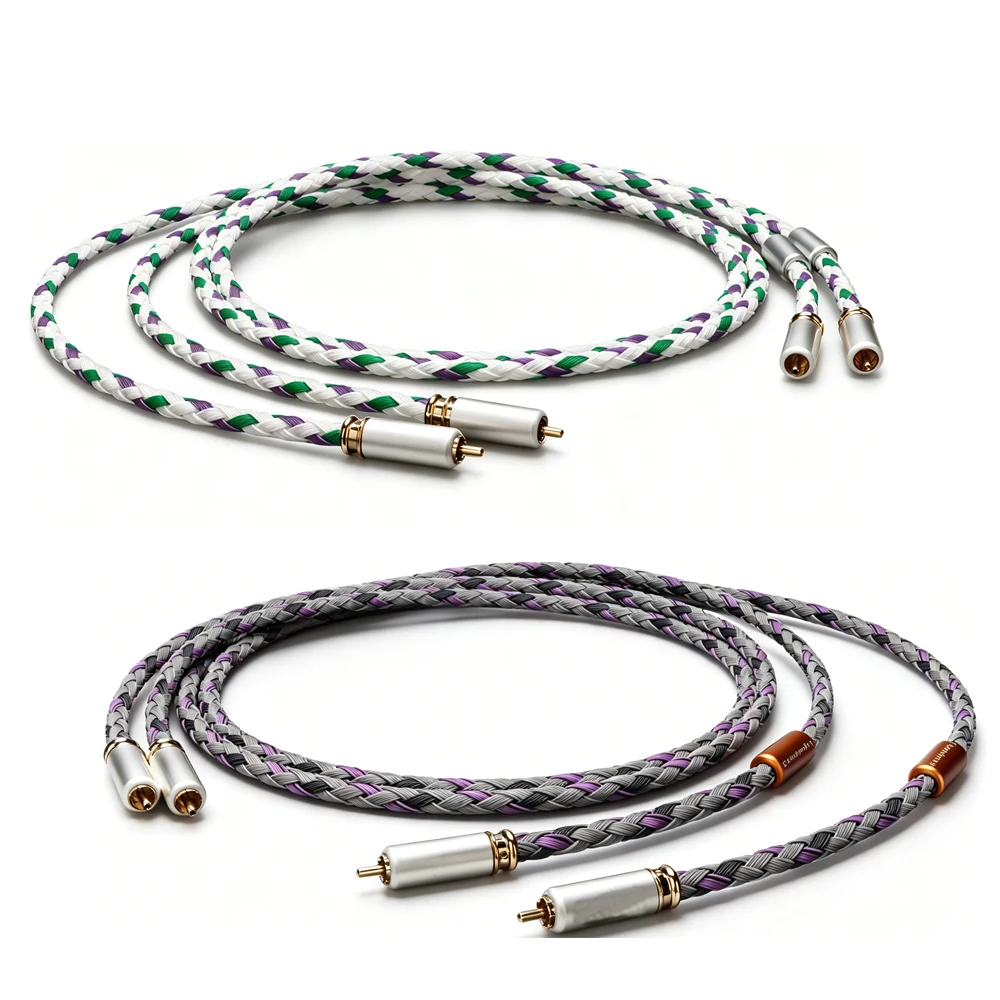 

HiFi Audio Cable Signature S3-1 OCC Copper Singled-Ended Audio Interconnect RCA Cable