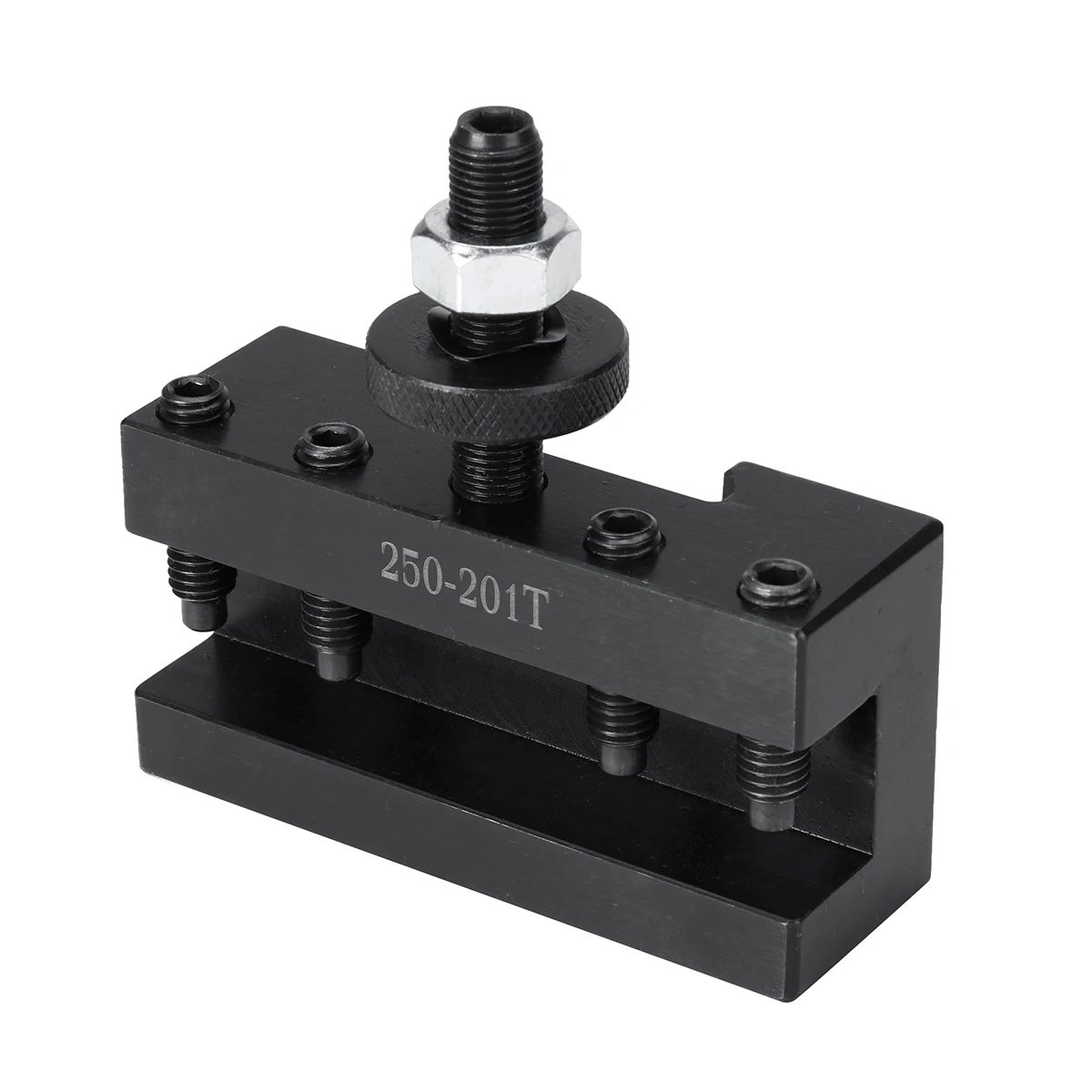 250-201T Enlarged Quick Change Tool Post System High-Precision Dovetail Slot Heavy-Duty Steel Construction for Lathes Machining