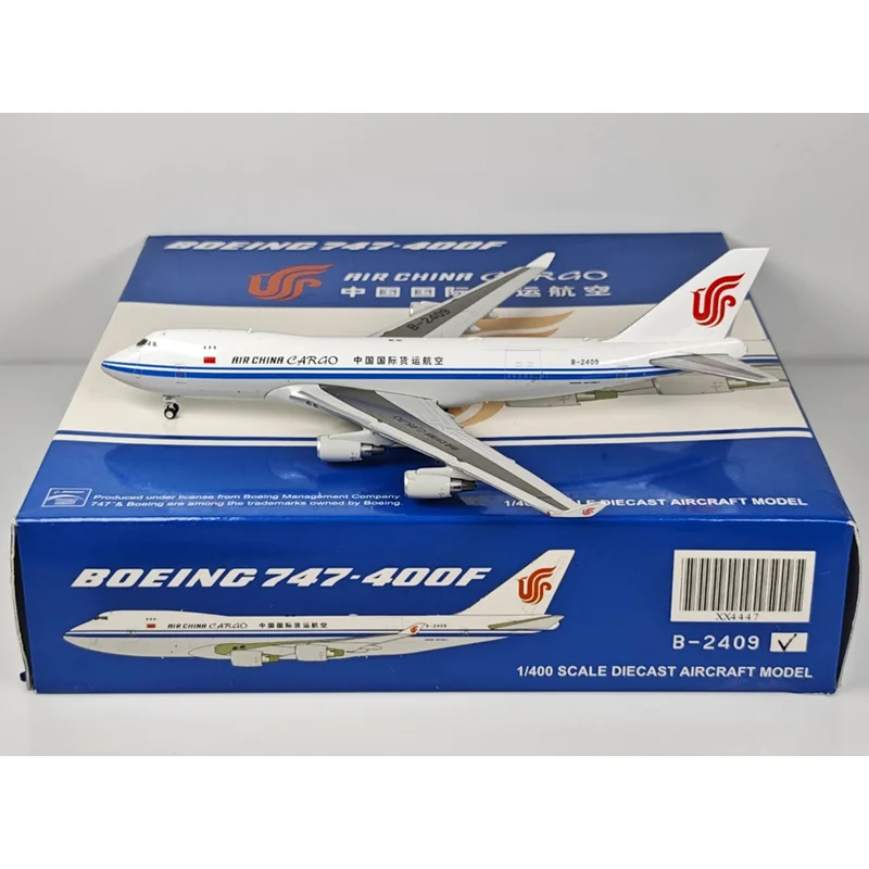 

JC Wings Diecast 1/400 Scale XX4447 Air China B747-400F B-2409 alloy aircraft model Collectible Decorative Ornament Gift