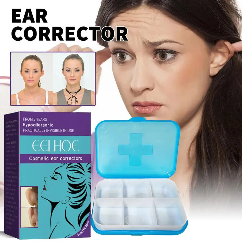 6PCS Ear Patch Corrector Veneer Ear Change Ear Correction Vertical Version Photo V Face Sticker Photo Stereotyped V Face Sticker