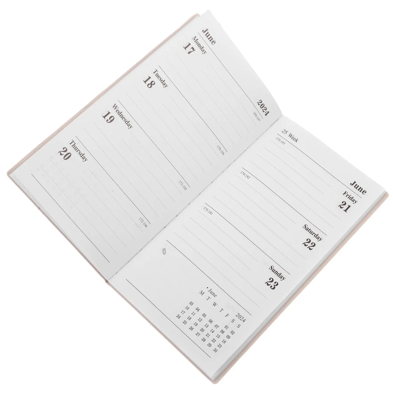 

Starlight Color Monthly Planner Notepad Delicate Fashionable Journaling Notebook for Professionals Students Portable