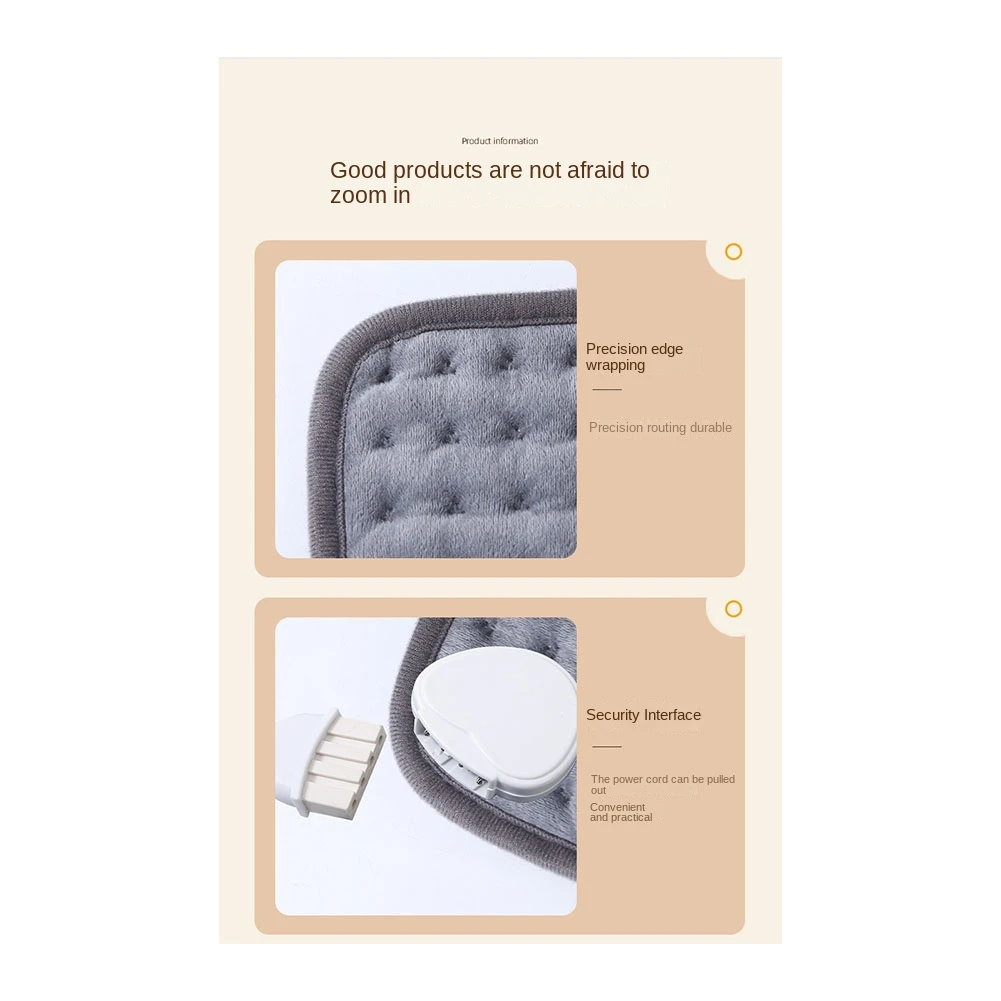 

Electric Heating Blanket Heating Pad Body Warming Blanket Wet Compresses Abundance Heating Pad-AT30