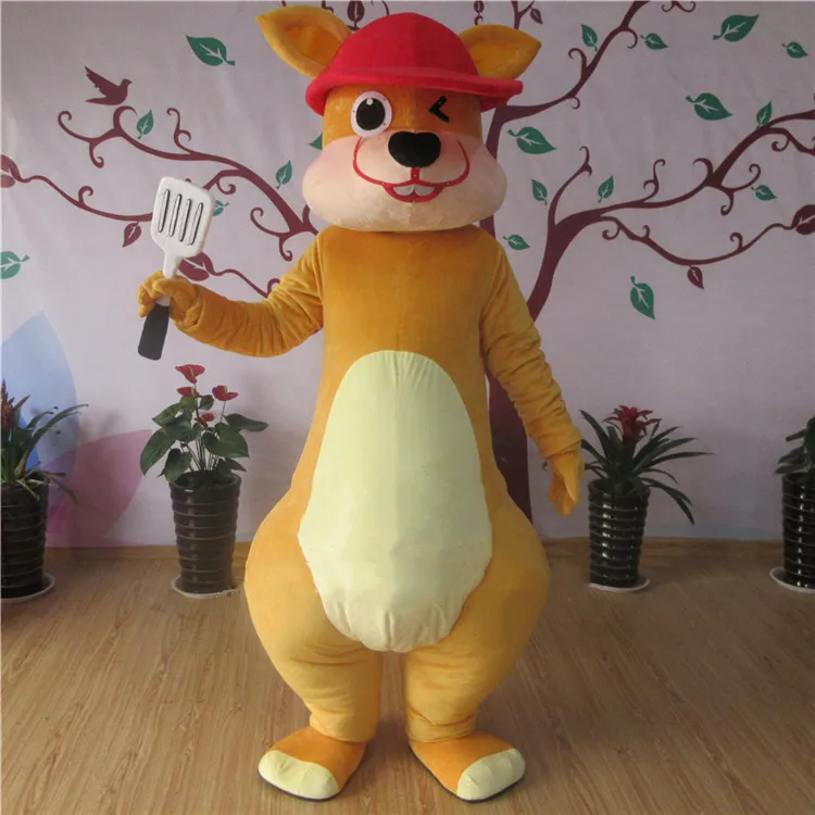 Cute Kangaroo Mascot Costume Adult Custom Made Mascot Fancy Dress Animal Costume Party Mascot Costumes for Men and Women