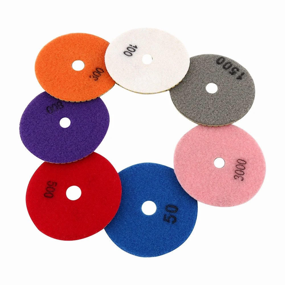 

Wheel Grinding Wheel 100mm Wet Polishing Pads Disc for Granite Marble Concret 4inch Polishing Disc