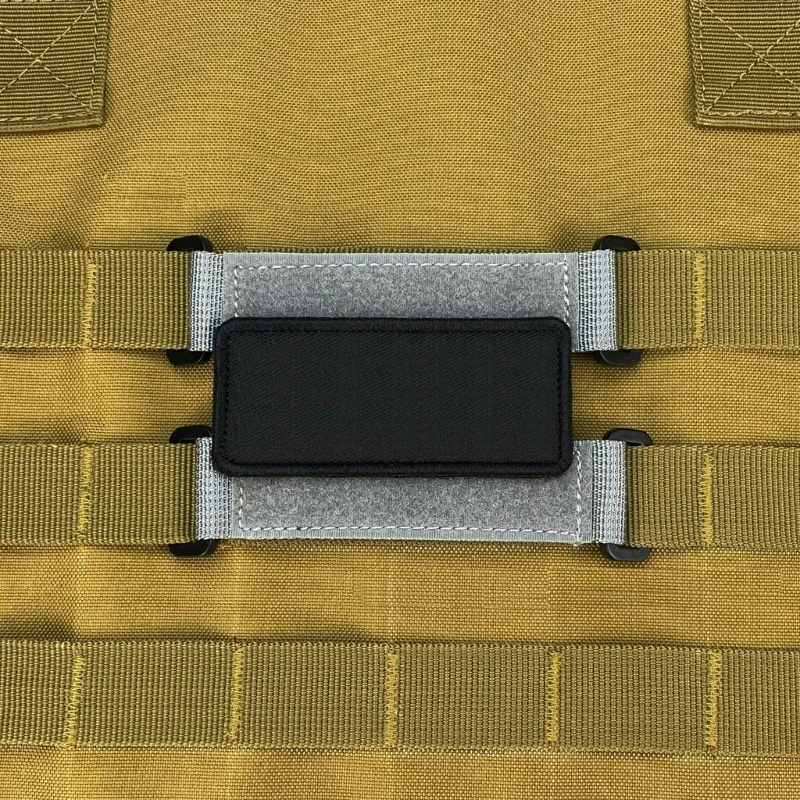 Adaptateur tactique Molles pour attacher des patchs d'identification, bandes convertisseur boucle à crochet faciles à