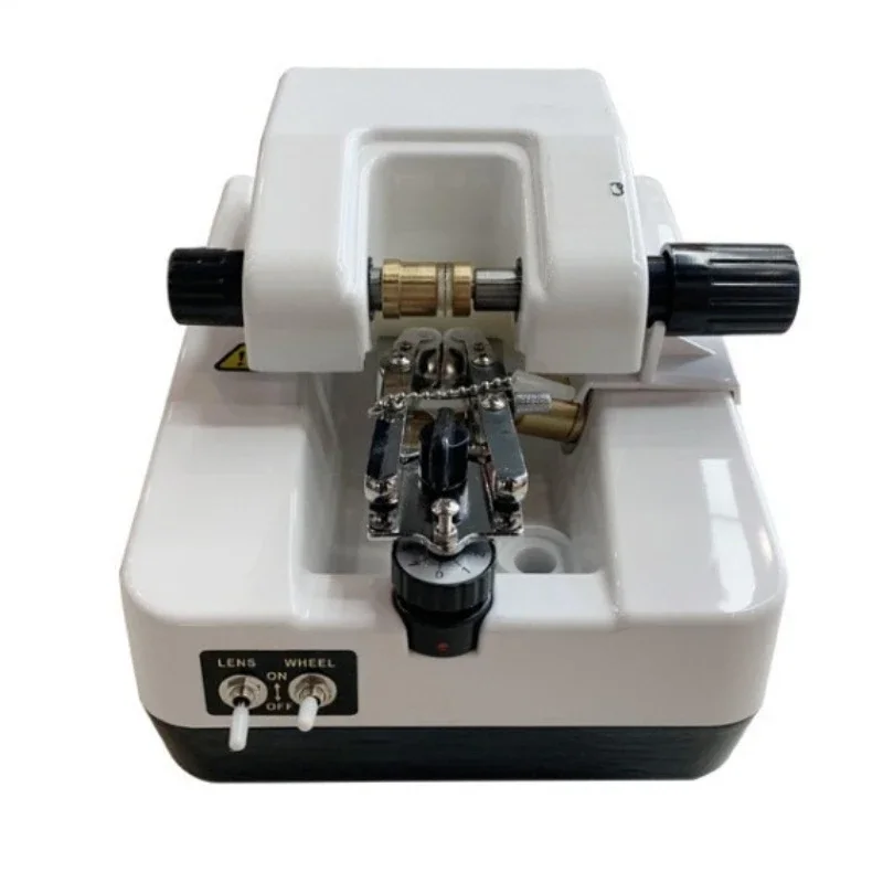 PC resin sheet automatic slotting machine, glasses lens processing, half frame lens drawing and slotting machine stainless steel