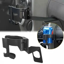 Car Cup Phone Holder for Jeep Wrangler TJ JK JL JT 1997+ Rubicon Unlimited 2 in 1 Bolt-on Multi-Function Drink Stand Bracket