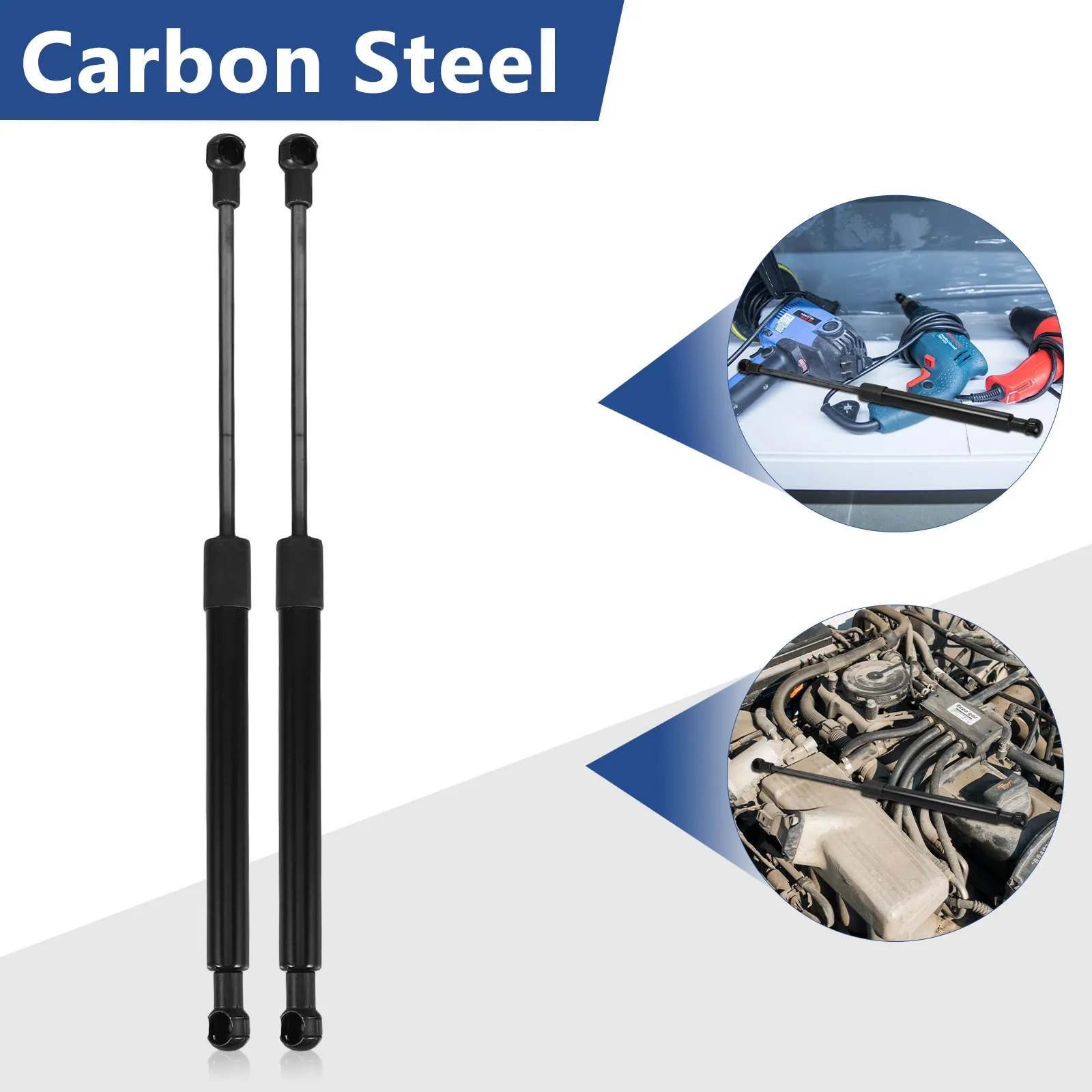 2Sets High Strength Gas Spring Hydraulic Rod for Barn Door Car Trunk Engine Hood Universal Automotive Lift Support