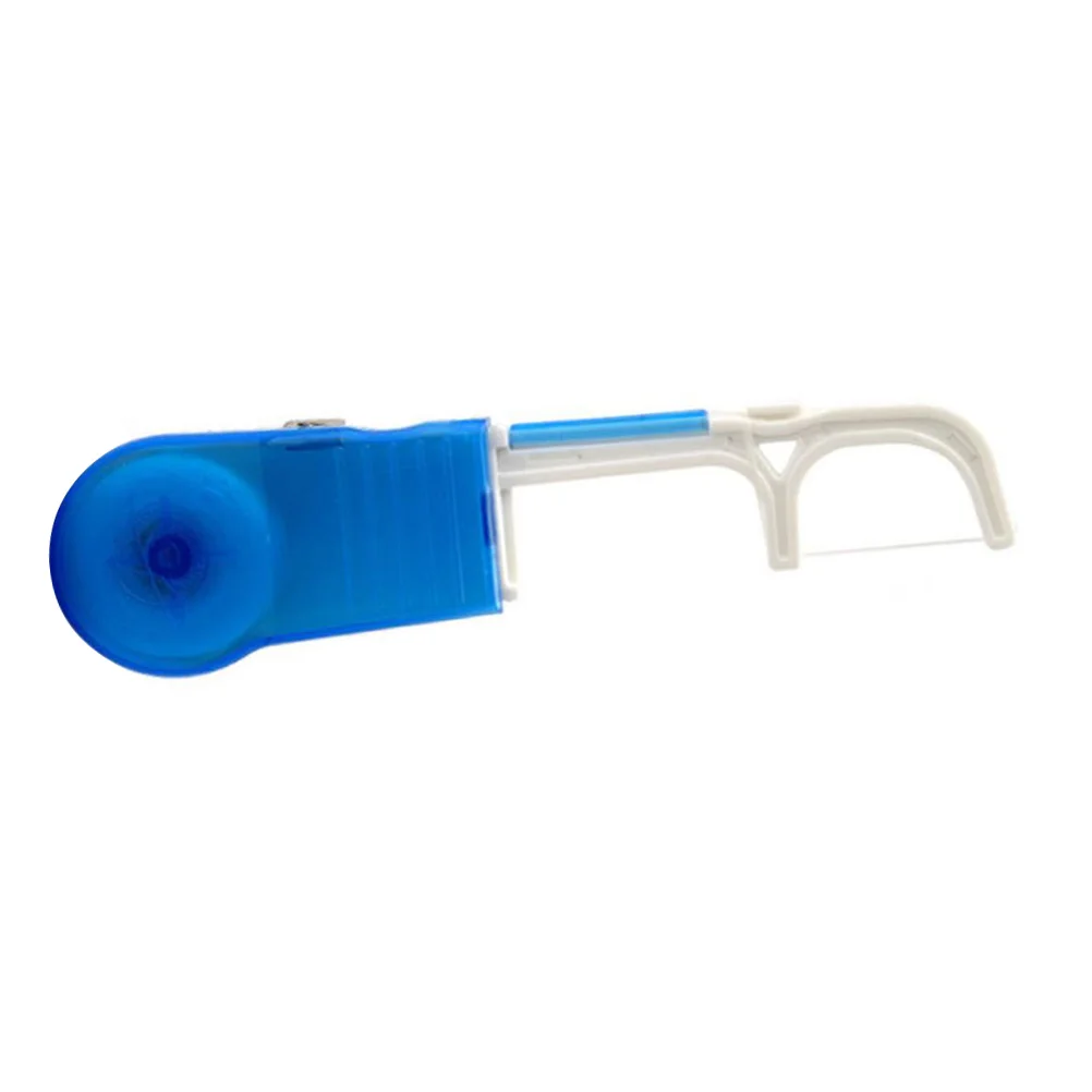 

Dental Floss Holder 10 Rolls Thread Keychain Flosser Oral Hygiene Toothpicks Plastic Durable Grip Non Slip Clean