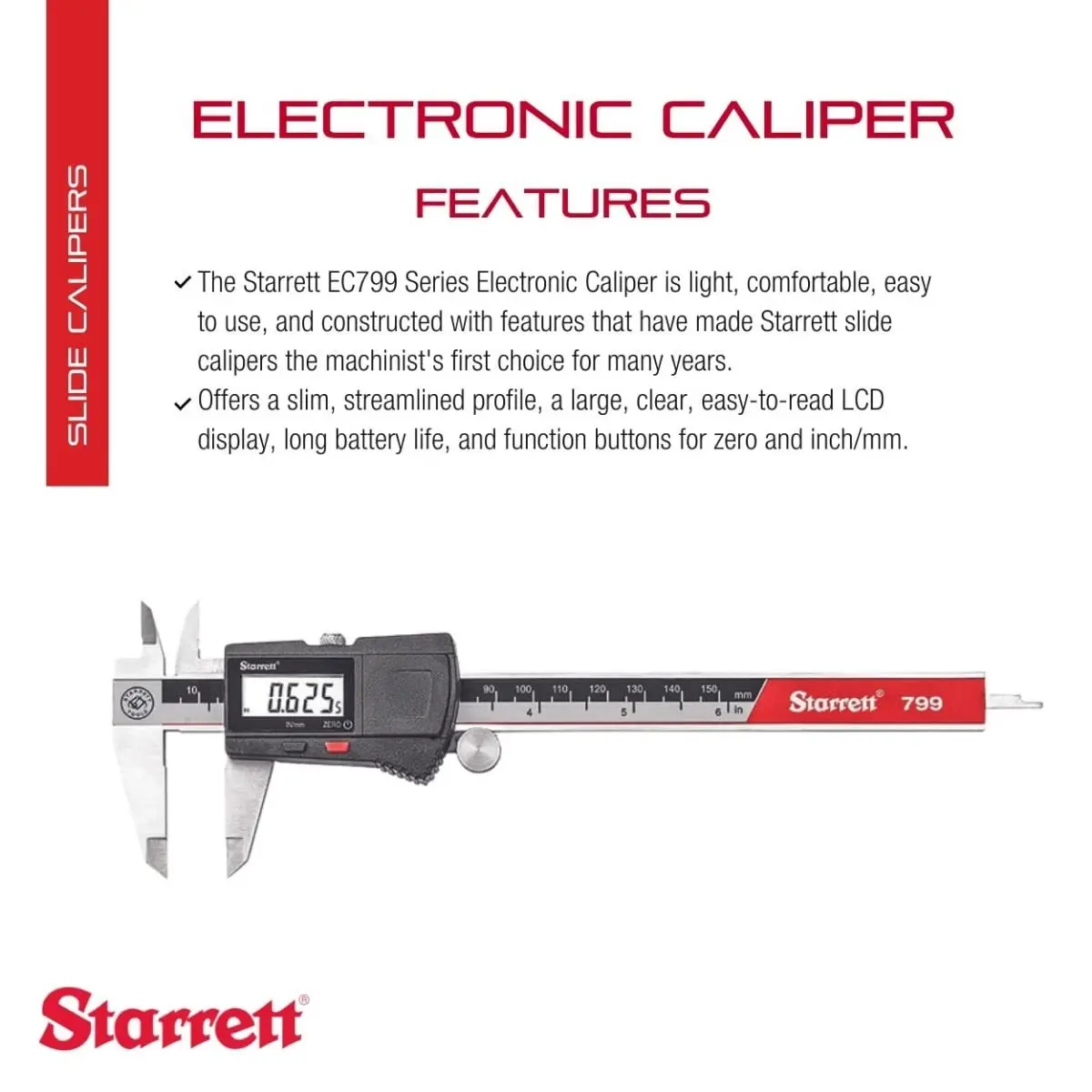 Stainless Steel Electronic Slide Caliper 0-6