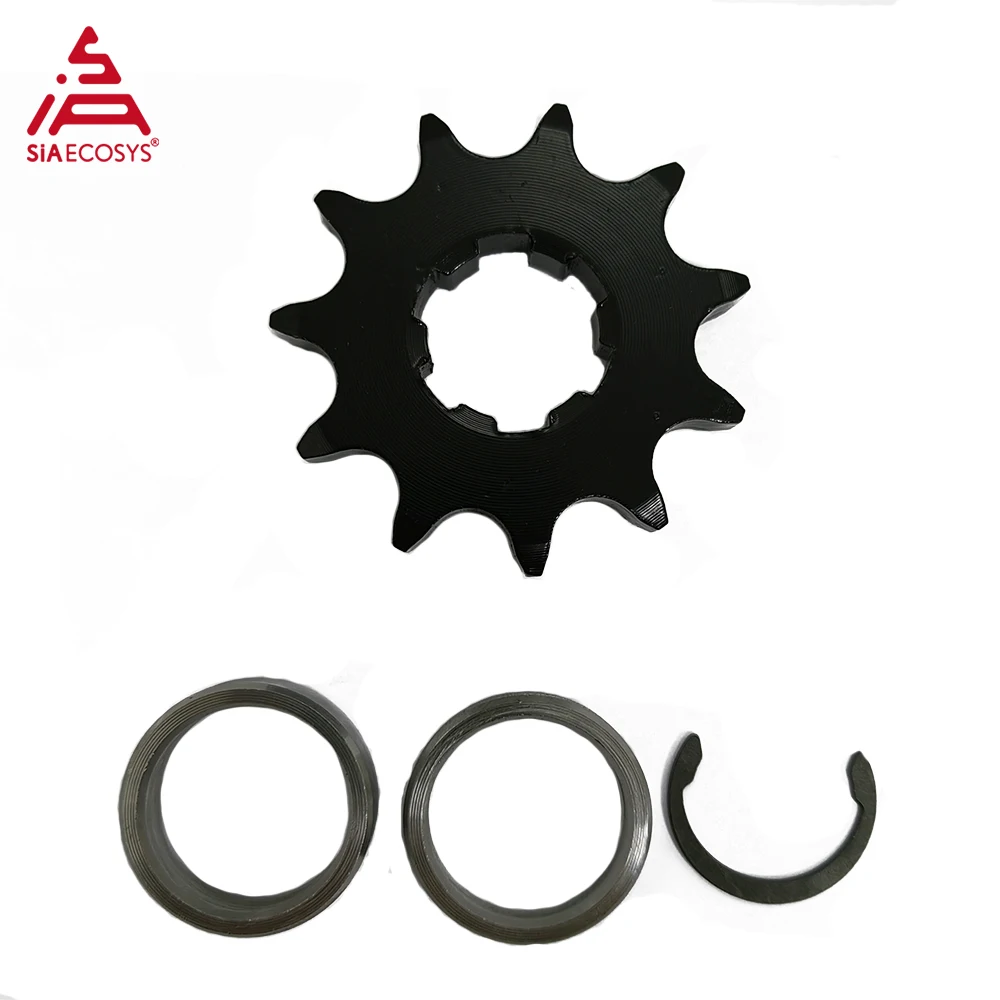 Siacosys 10t/11t/13t Sprocket for qs138ミッドドライブモーター (6-5モーターシャフト用)